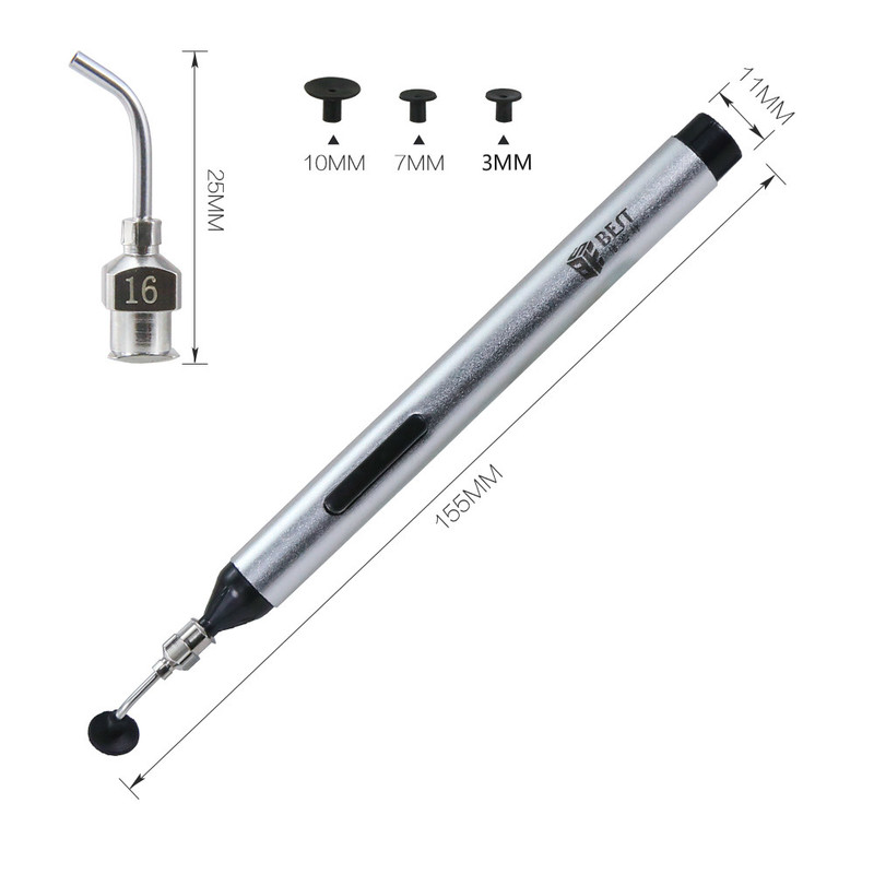 Vacuum Chamber Small - 1個ミニ真空吸引ペンBST-939真空吸引ペンツールヘッダー真空吸引代替ピンセットピックアップツール修理