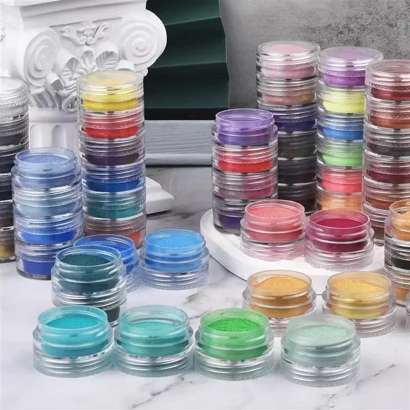 6個入り オーロラパールグリッター エポキシ樹脂用ミネラルマ - Resin Glitter Pack のレビューと価格